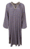Black Colour Kjole - Luna Nelly - Blue Mist Multi