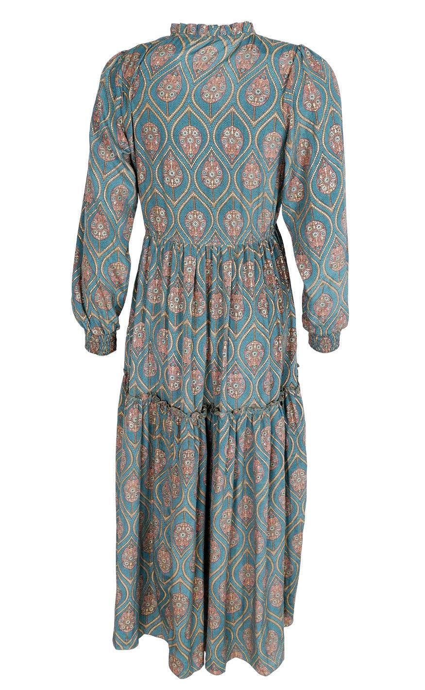 Black Colour Kjole - Luna Rose Boho - Green Tulip