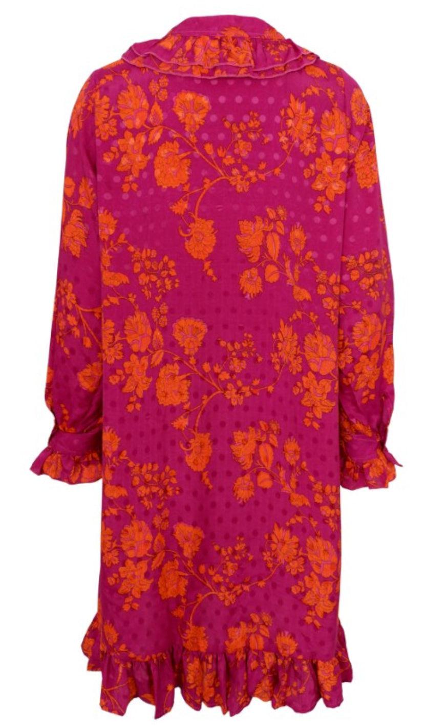 Black Colour Kjole - Luna Ruffle - Lily Bloom