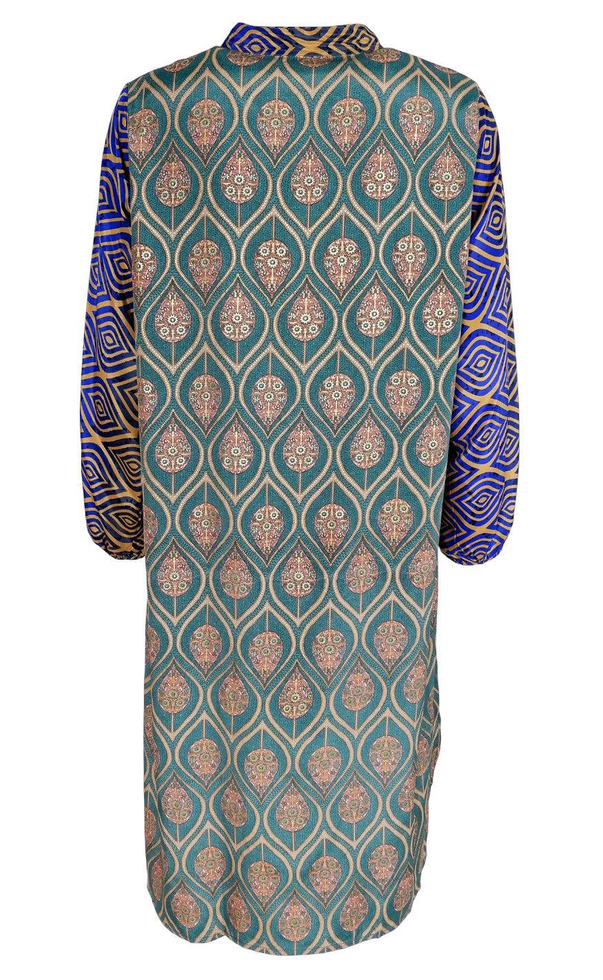 Black Colour Kjole - Luna Tunic - Blue Jewel Mix