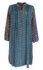 Black Colour Kjole - Luna Tunic - Blue Jewel Mix