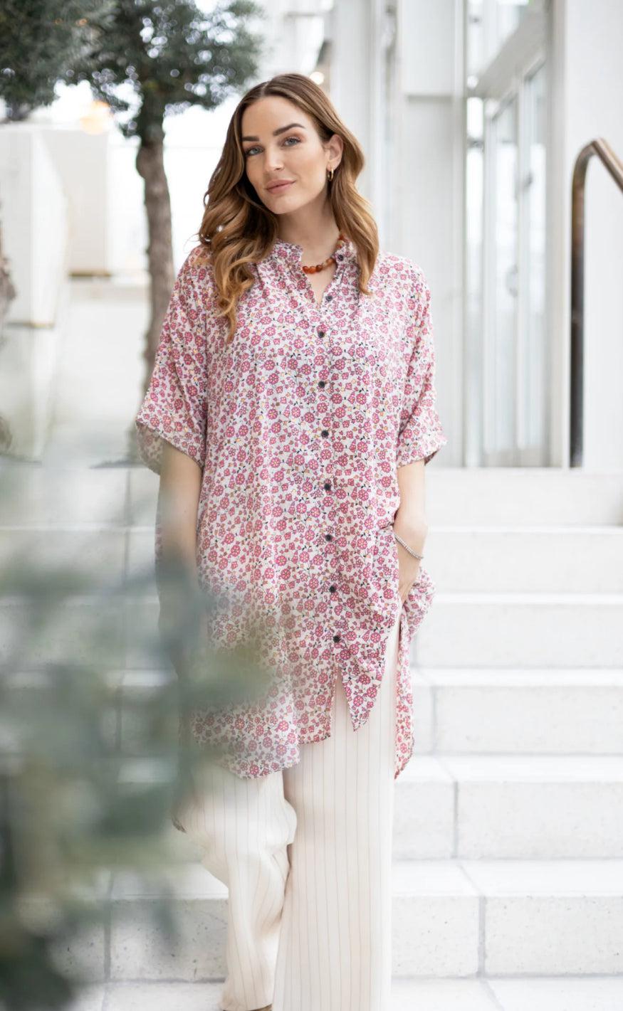 Black Colour Kjole - Luna Tunic - Rose Daisy