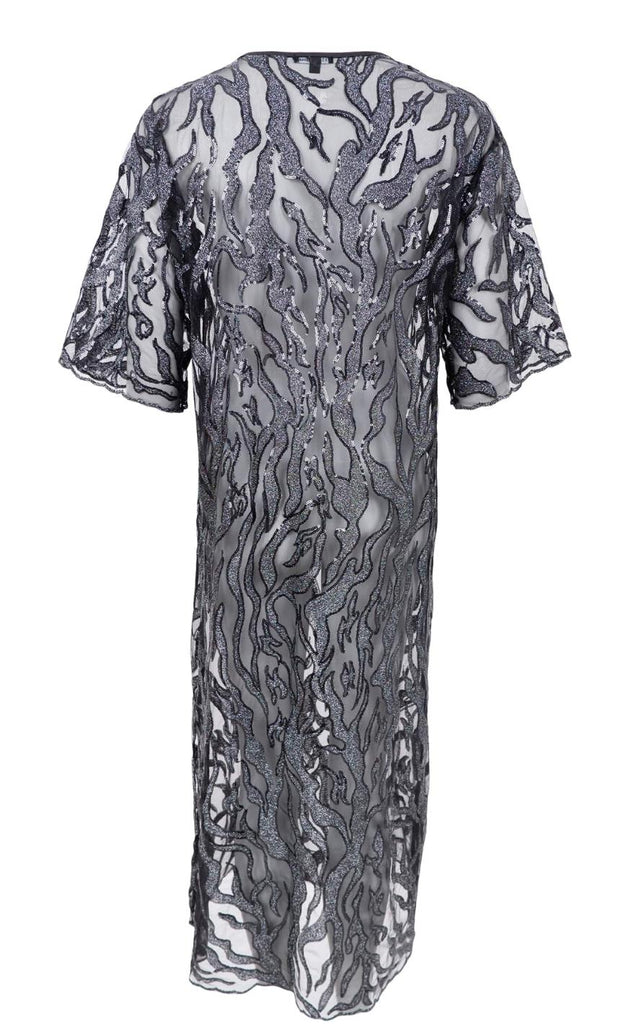 Black Colour Kjole - Maggie - Black Silver