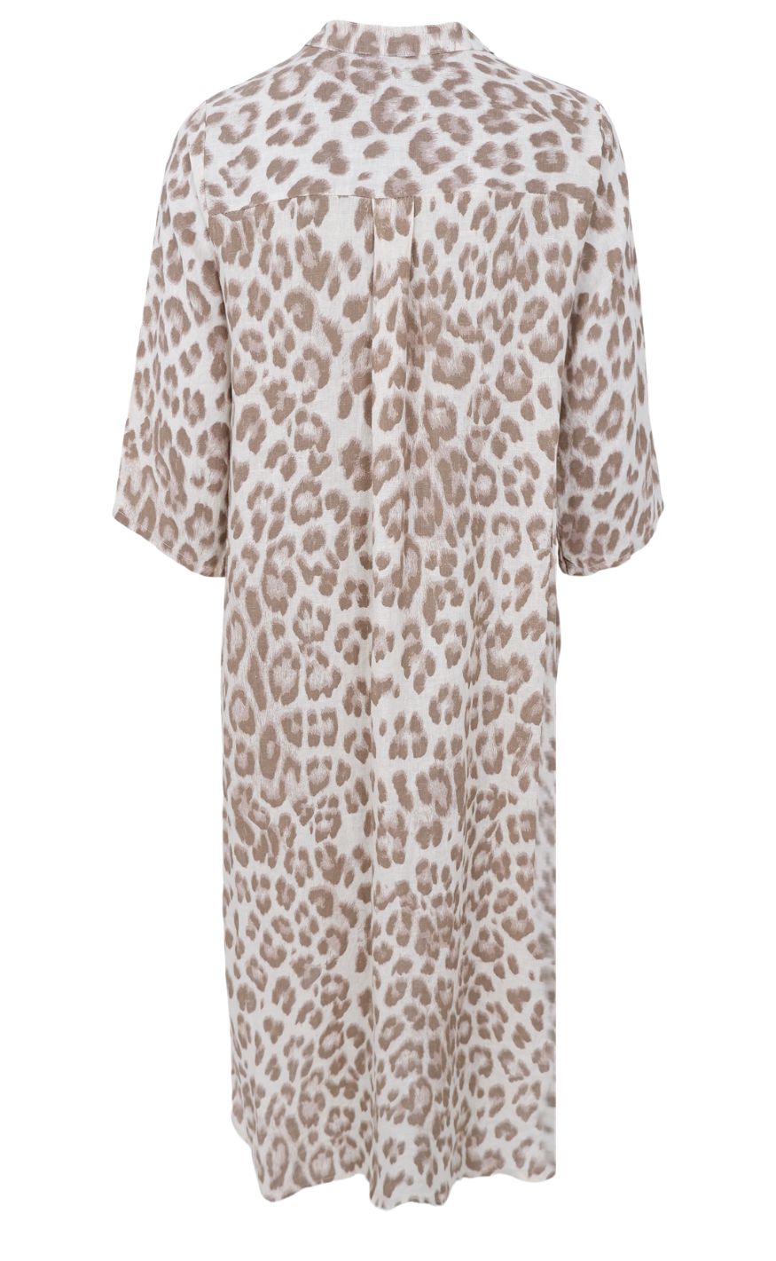 Black Colour Kjole - Melina - Nougat Leo