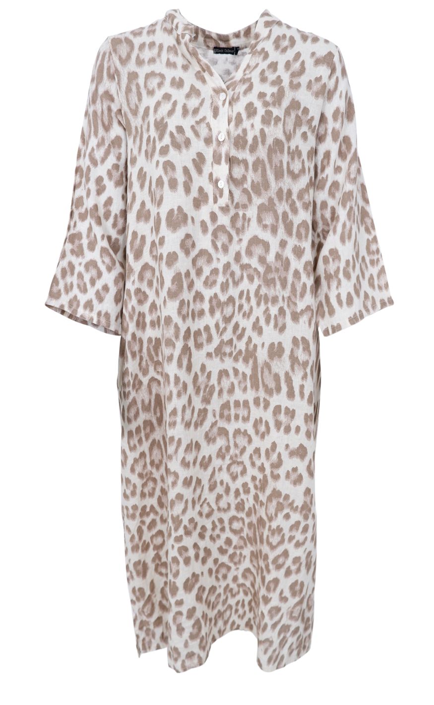 Black Colour Kjole - Melina - Nougat Leo