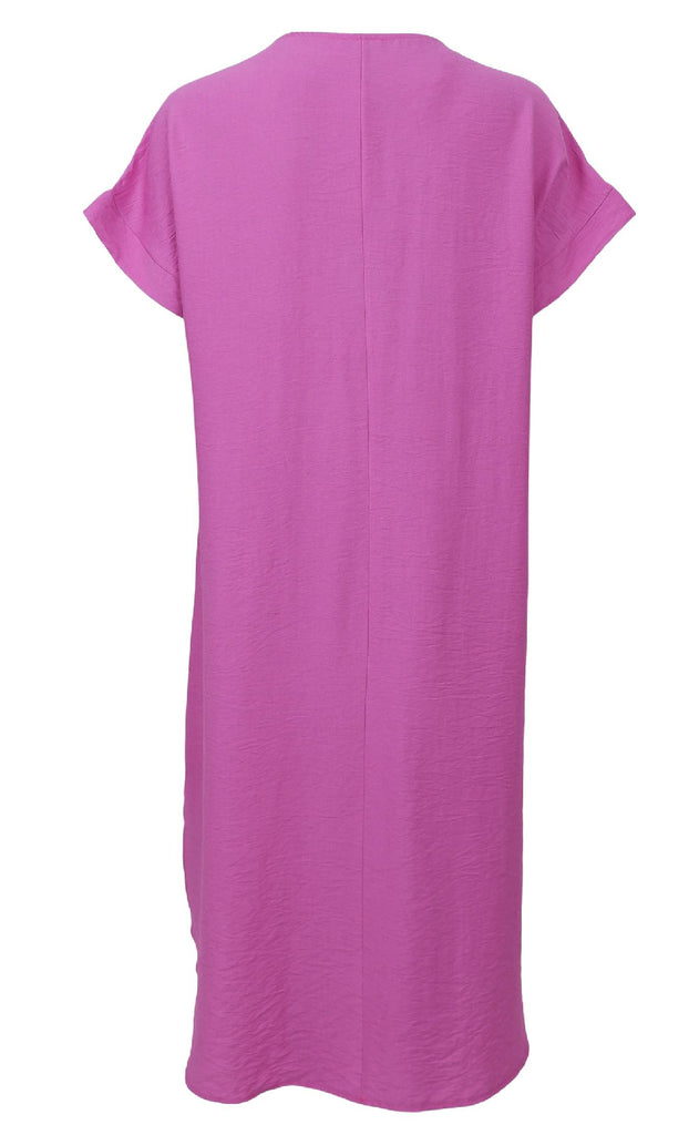 Black Colour Kjole - Samos - Pink