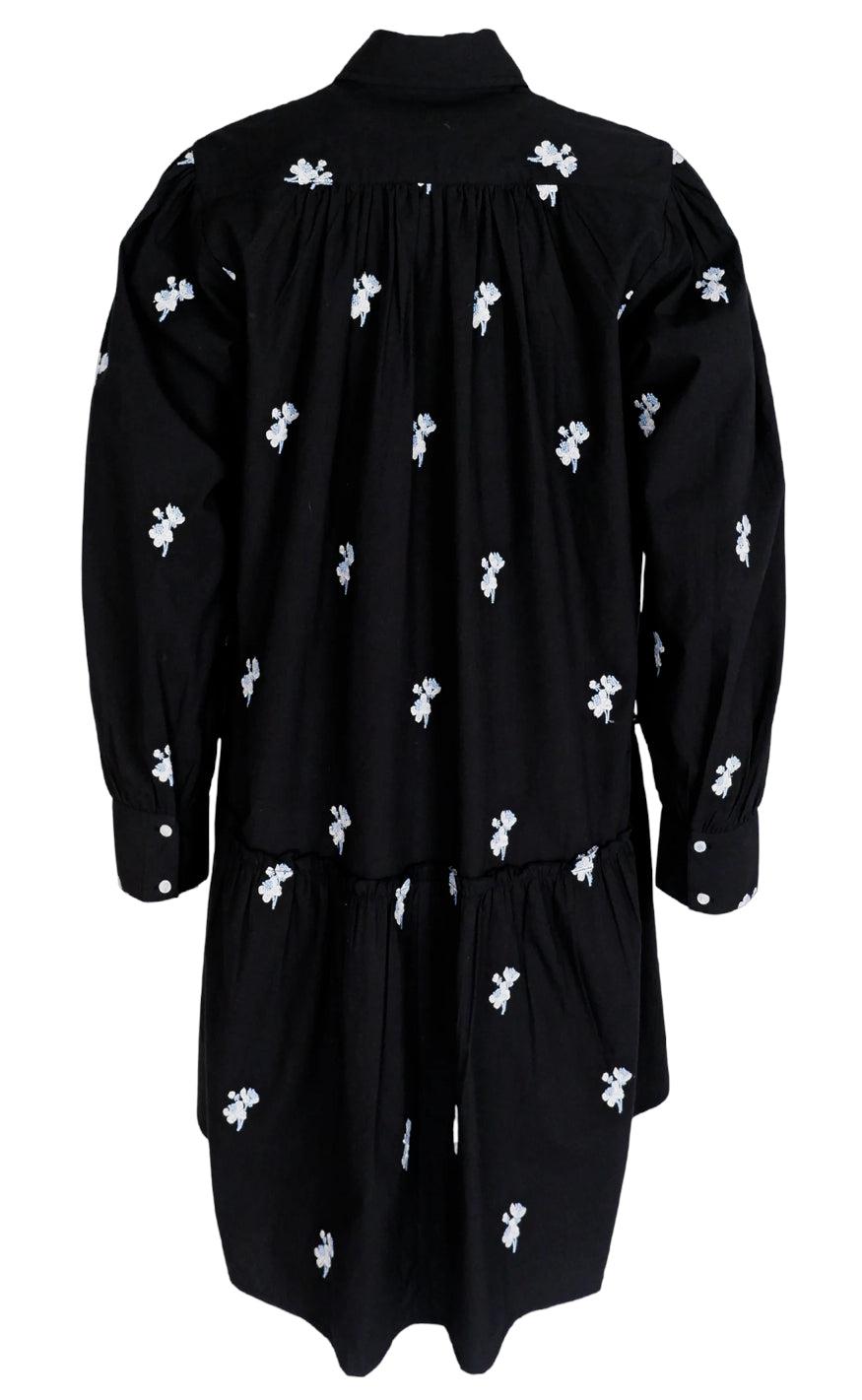 Black Colour Kjole - Shia Boho - Black