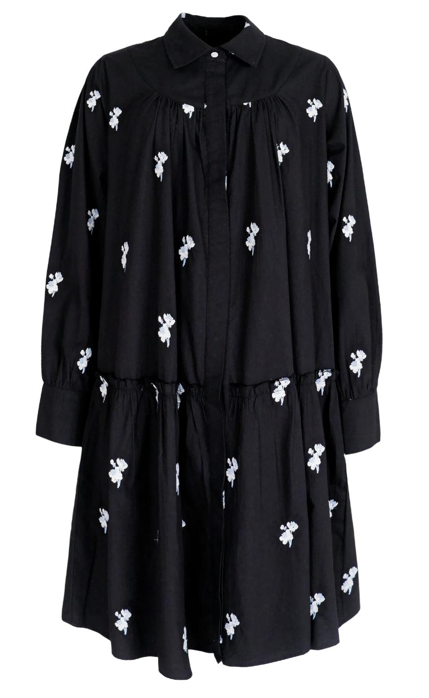 Black Colour Kjole - Shia Boho - Black