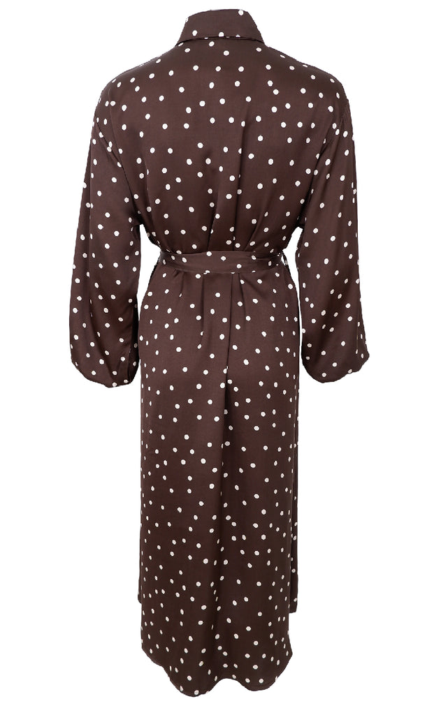 Black Colour Kjole - Valery - Coffee