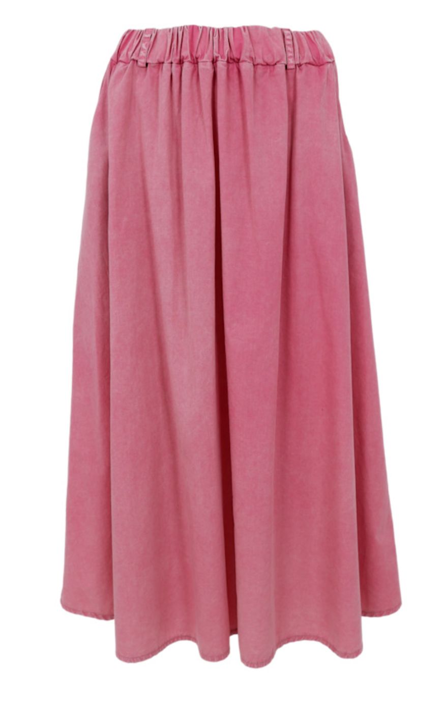 Black Colour Nederdel - Abbie Vintage - Pink