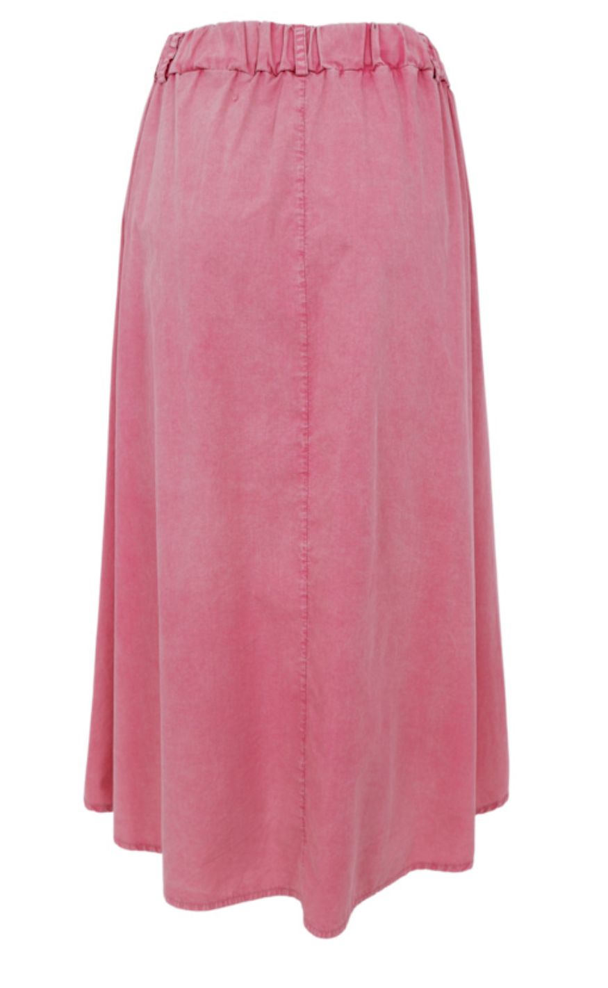 Black Colour Nederdel - Abbie Vintage - Pink