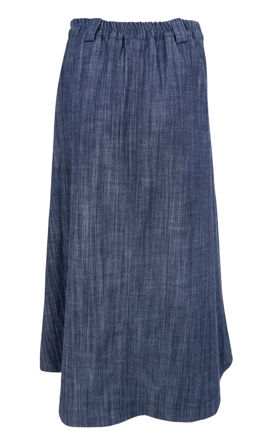 Black Colour Nederdel - Box - Navy Denim