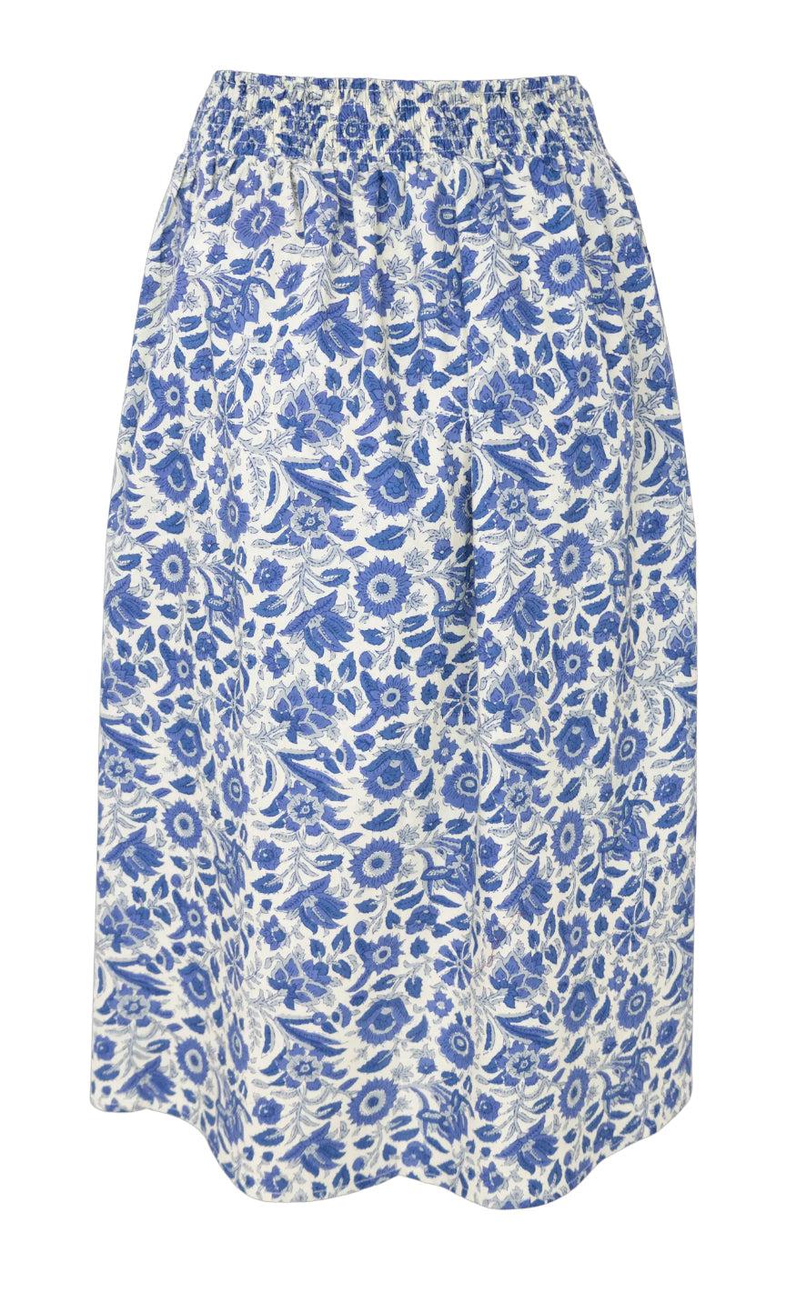 Black Colour Nederdel - Flora - Royal Blue