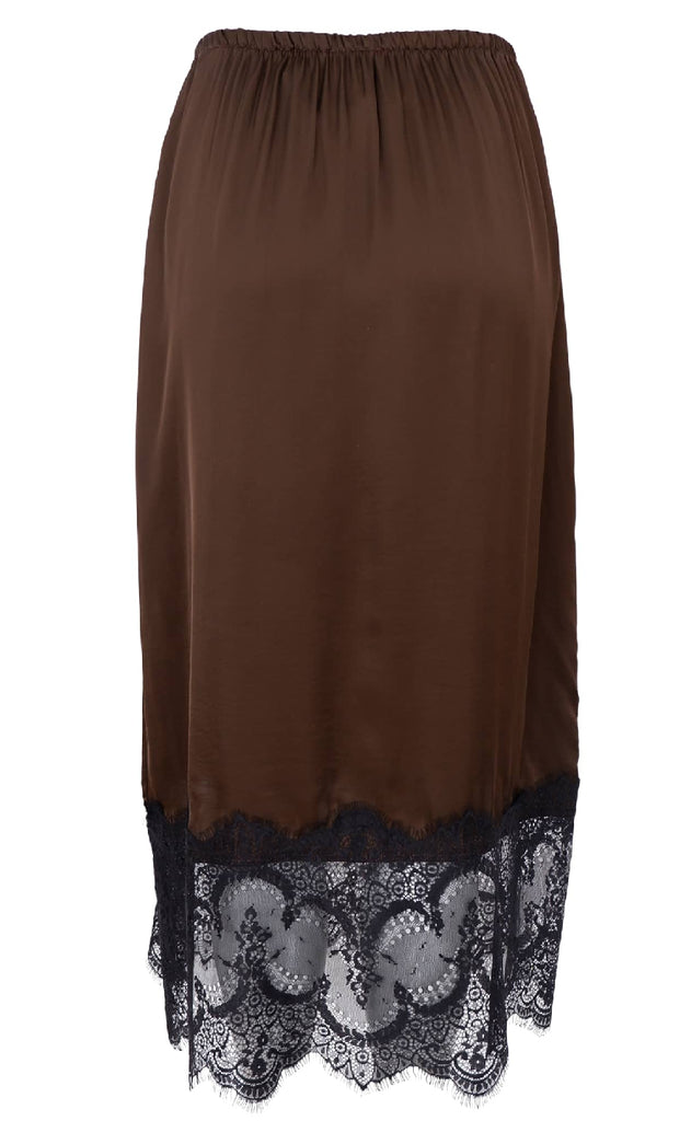 Black Colour Nederdel - Isabella - Coffee