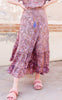 Black Colour Nederdel - Luna maxi Frill - Blush Tropic