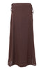 Black Colour Nederdel - Melina Linen - Coffee