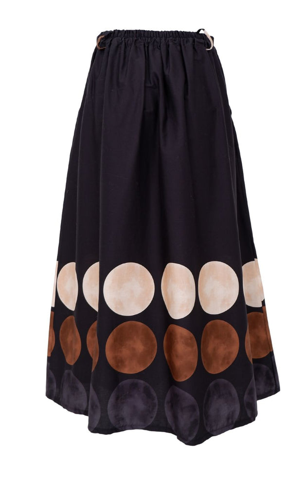 Black Colour Nederdel - Paris - Black