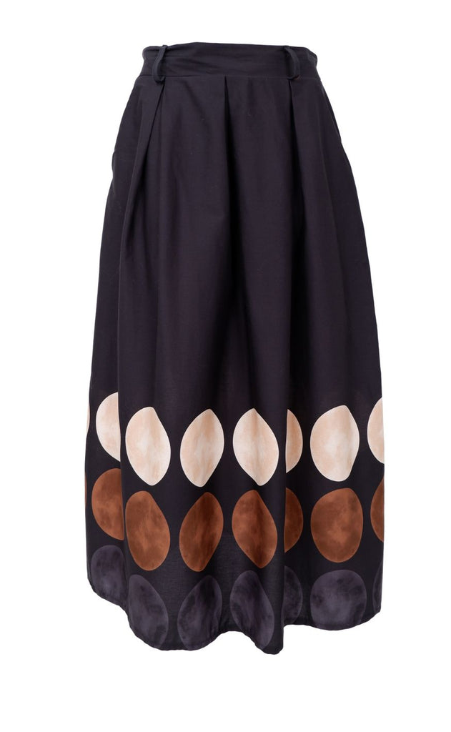 Black Colour Nederdel - Paris - Black