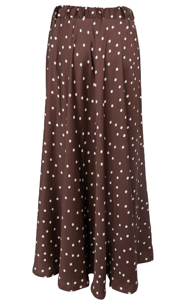 Black Colour Nederdel - Valery - Coffee