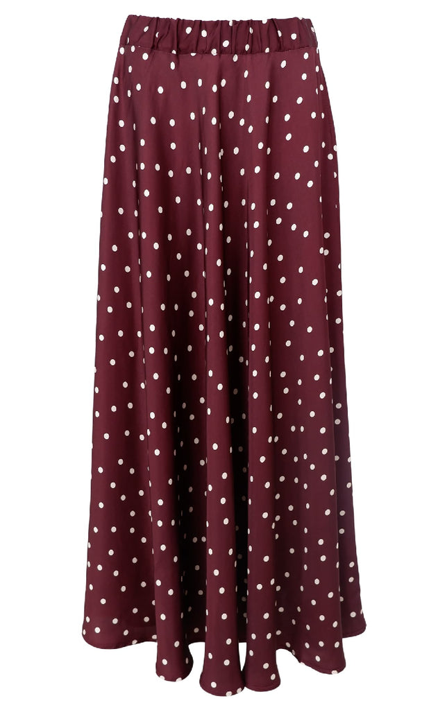 Black Colour Nederdel - Valery - Plum