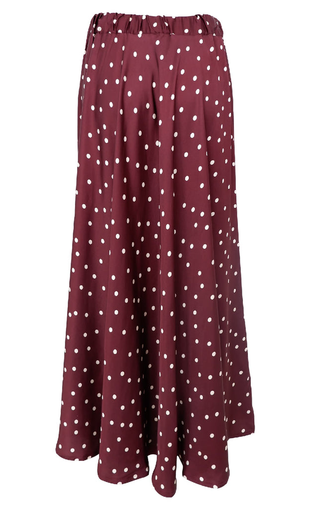 Black Colour Nederdel - Valery - Plum