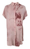 Black Colour Skjorte - Aysa Batik - Dust Rose