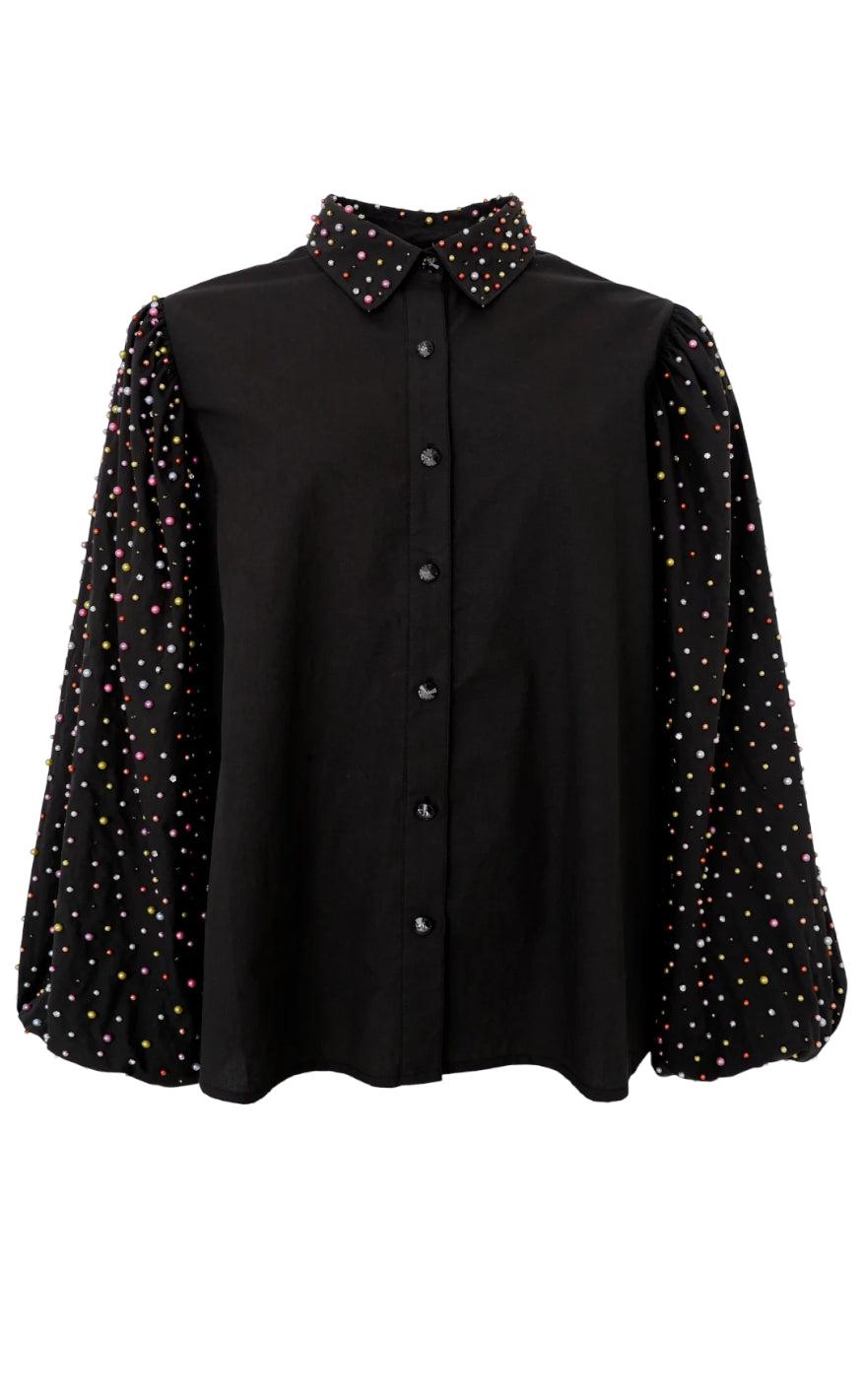 Black Colour Skjorte - Safira - Black