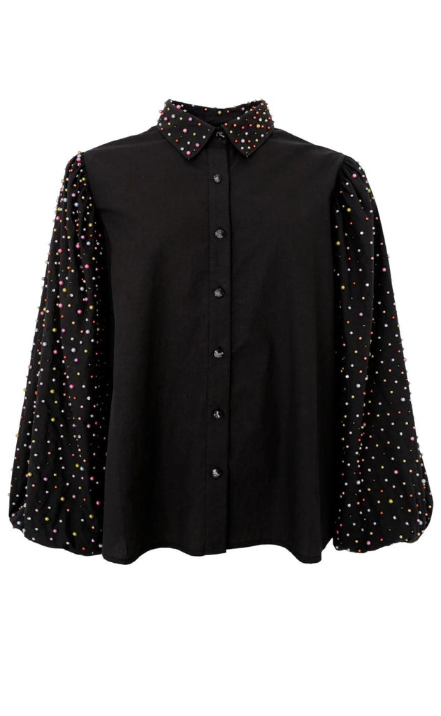 Black Colour Skjorte - Safira - Black