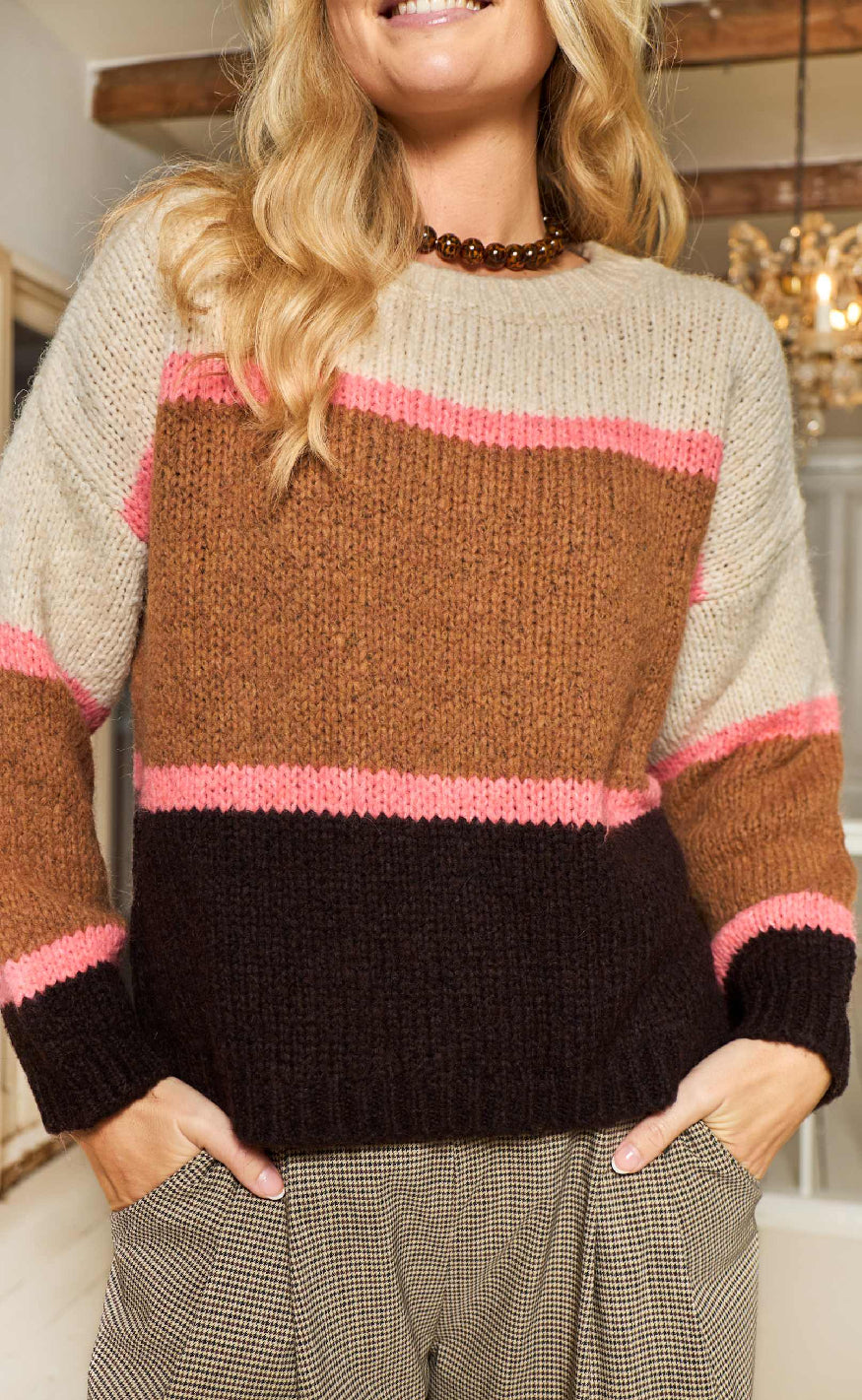 Black Colour Strik - Hildur - Camel