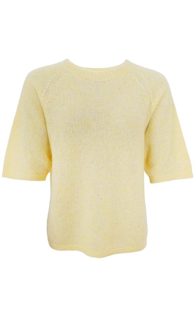 Black Colour Sweater - Dell - Pastel Yellow