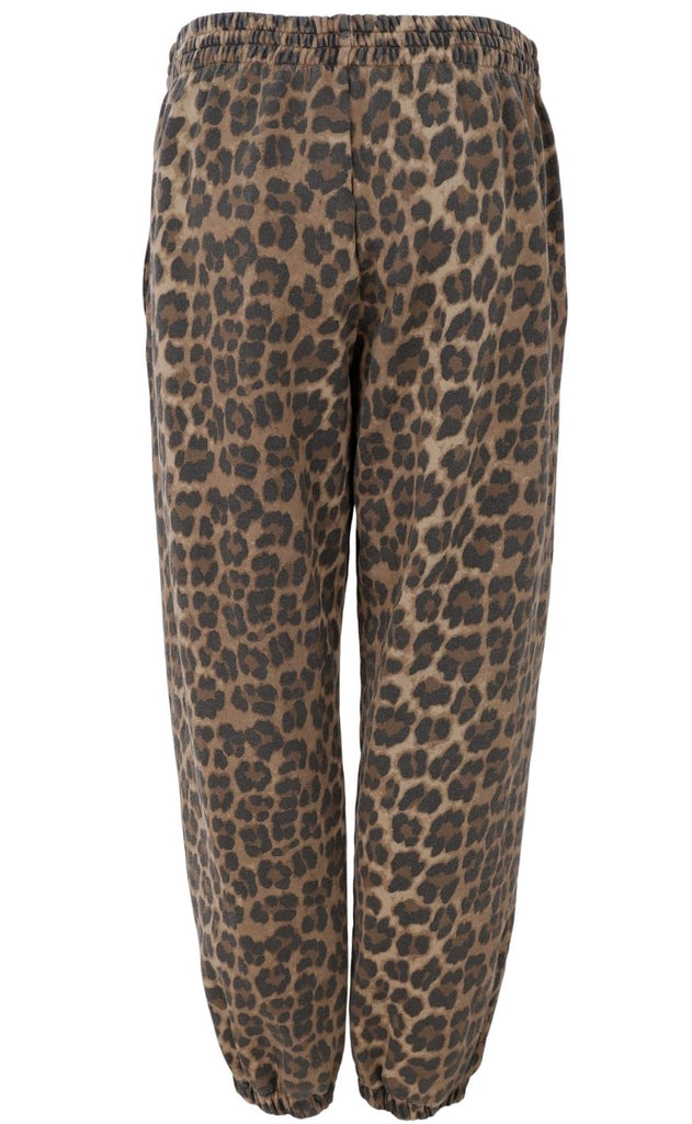 Black Colour Sweatpants - Zelda - Leopard