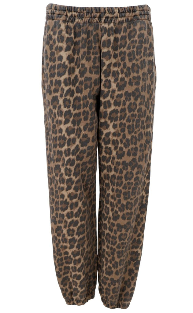 Black Colour Sweatpants - Zelda - Leopard