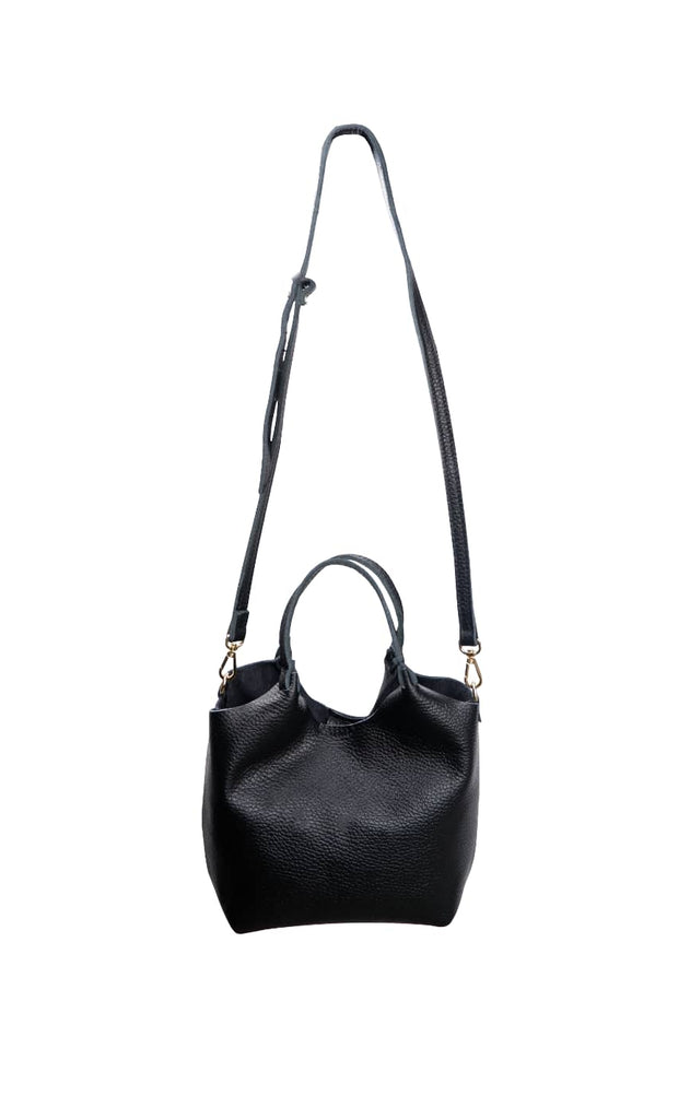 Black Colour Taske - Isolde Leather - Black