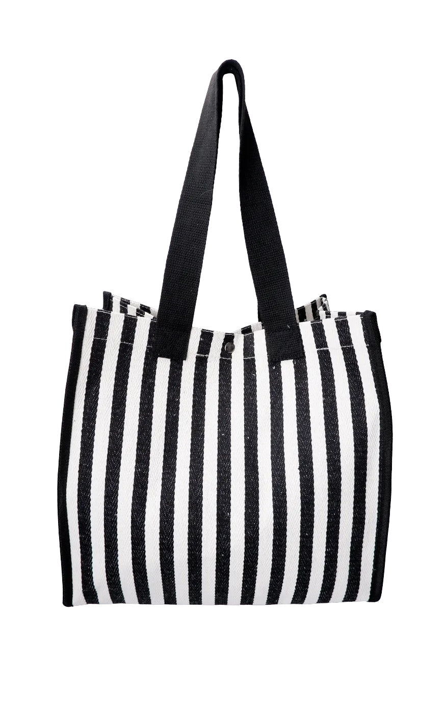 Black Colour Taske - Piper - Black Stripe