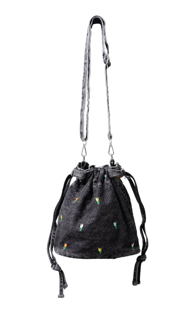 Black Colour Taske - Tulip - Black