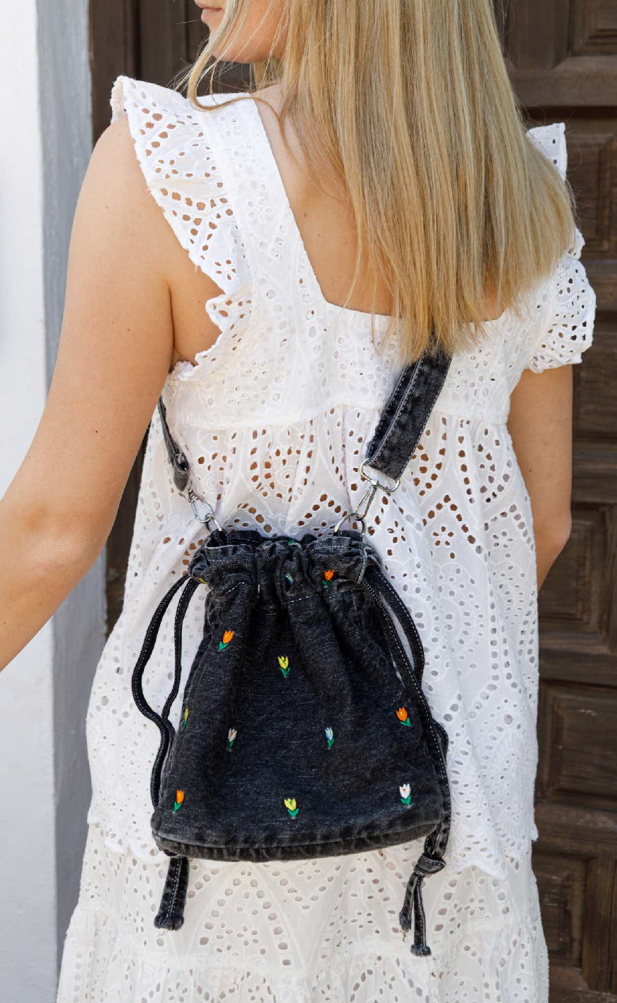 Black Colour Taske - Tulip - Black