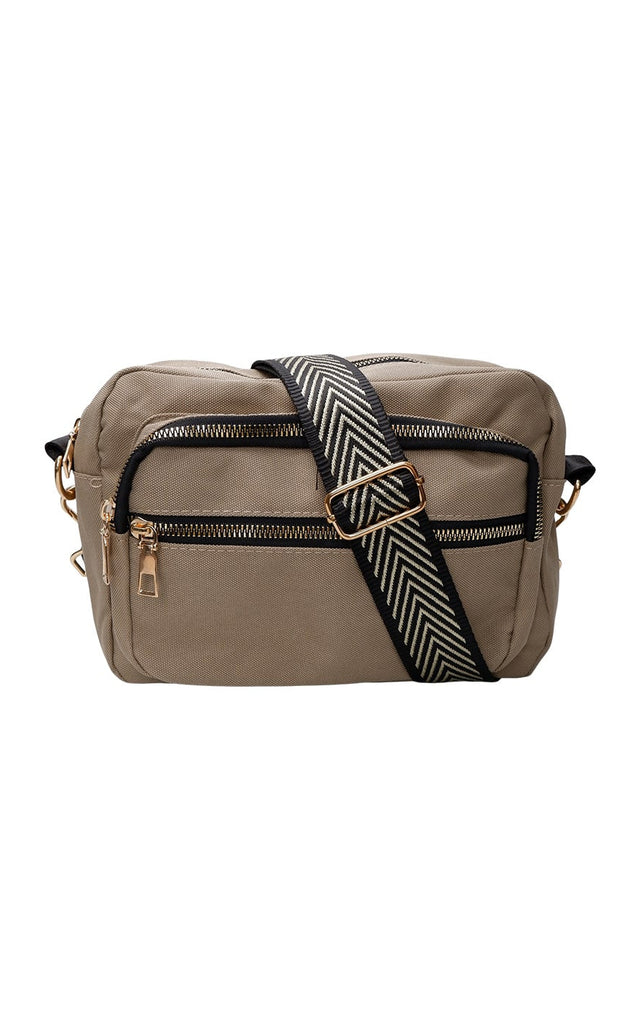 Black Colour Taske - Vanda - Khaki