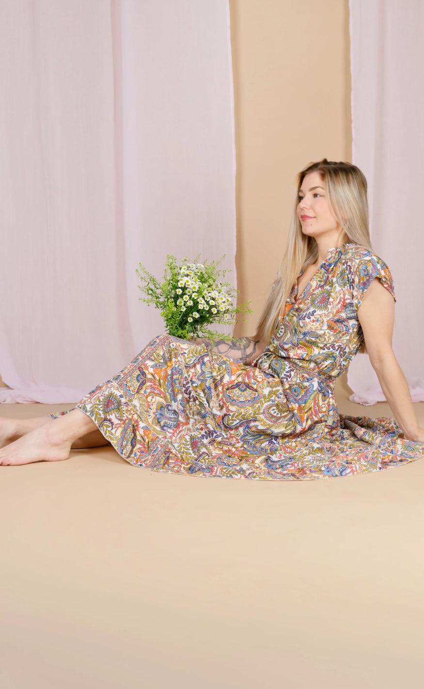 Black Colour Top - Luna Andrea - Summer Garden