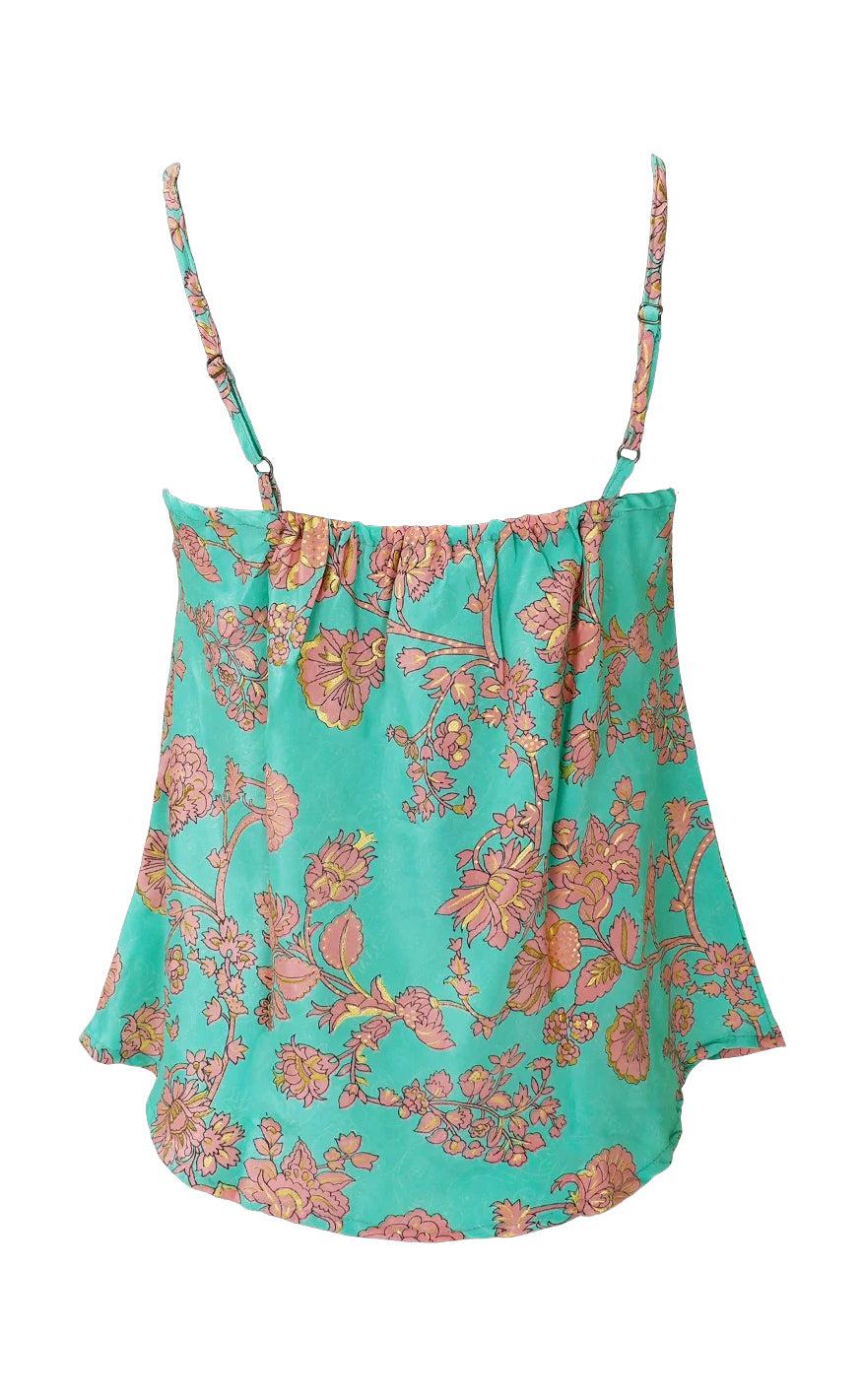 Black Colour Top - Luna Vea - Green Lotus
