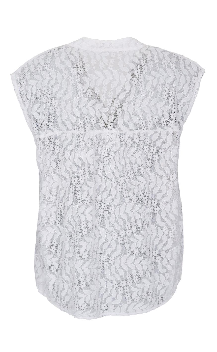 Black Colour Top - Nivi - White