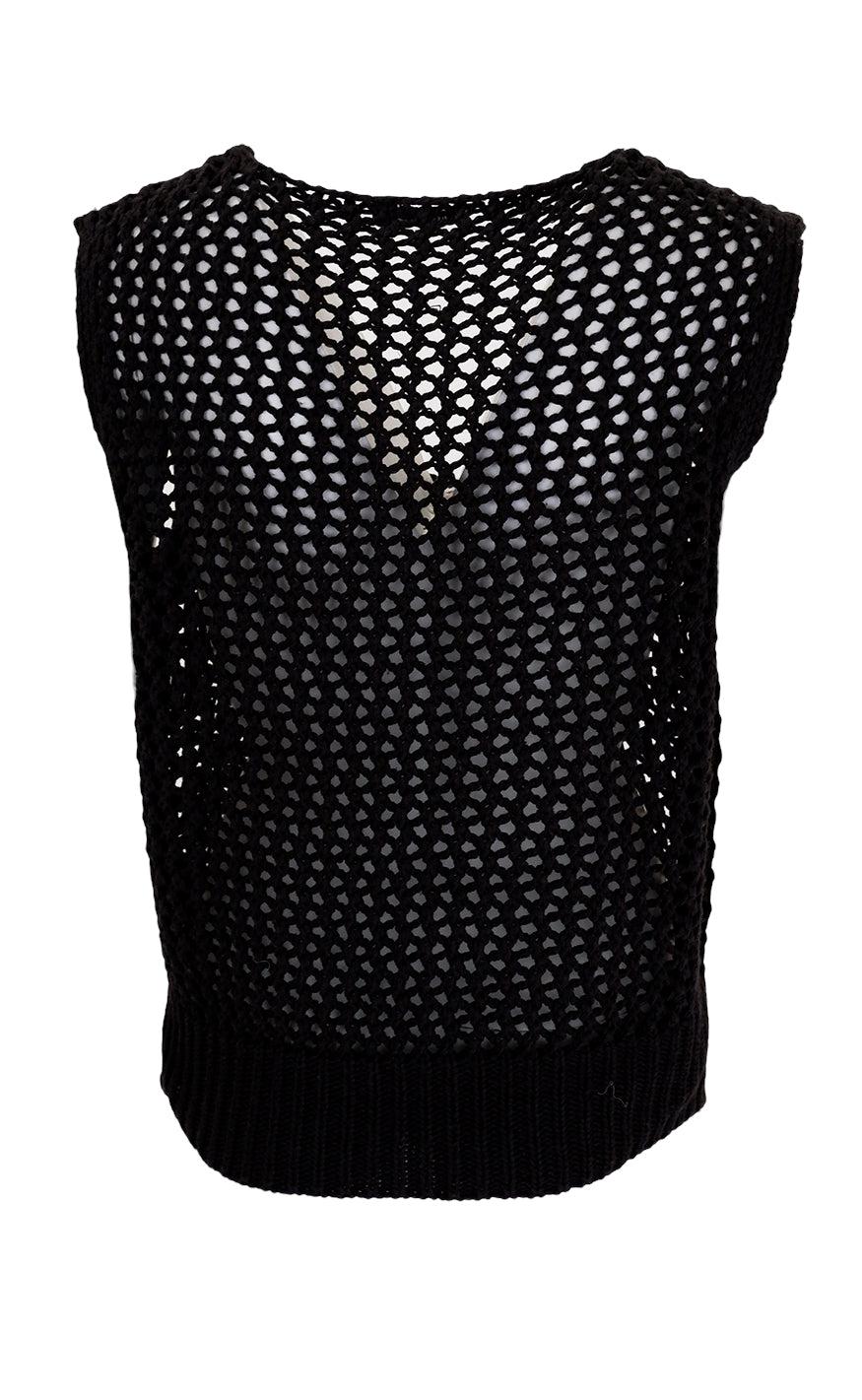 Black Colour Top - Zelma - Black