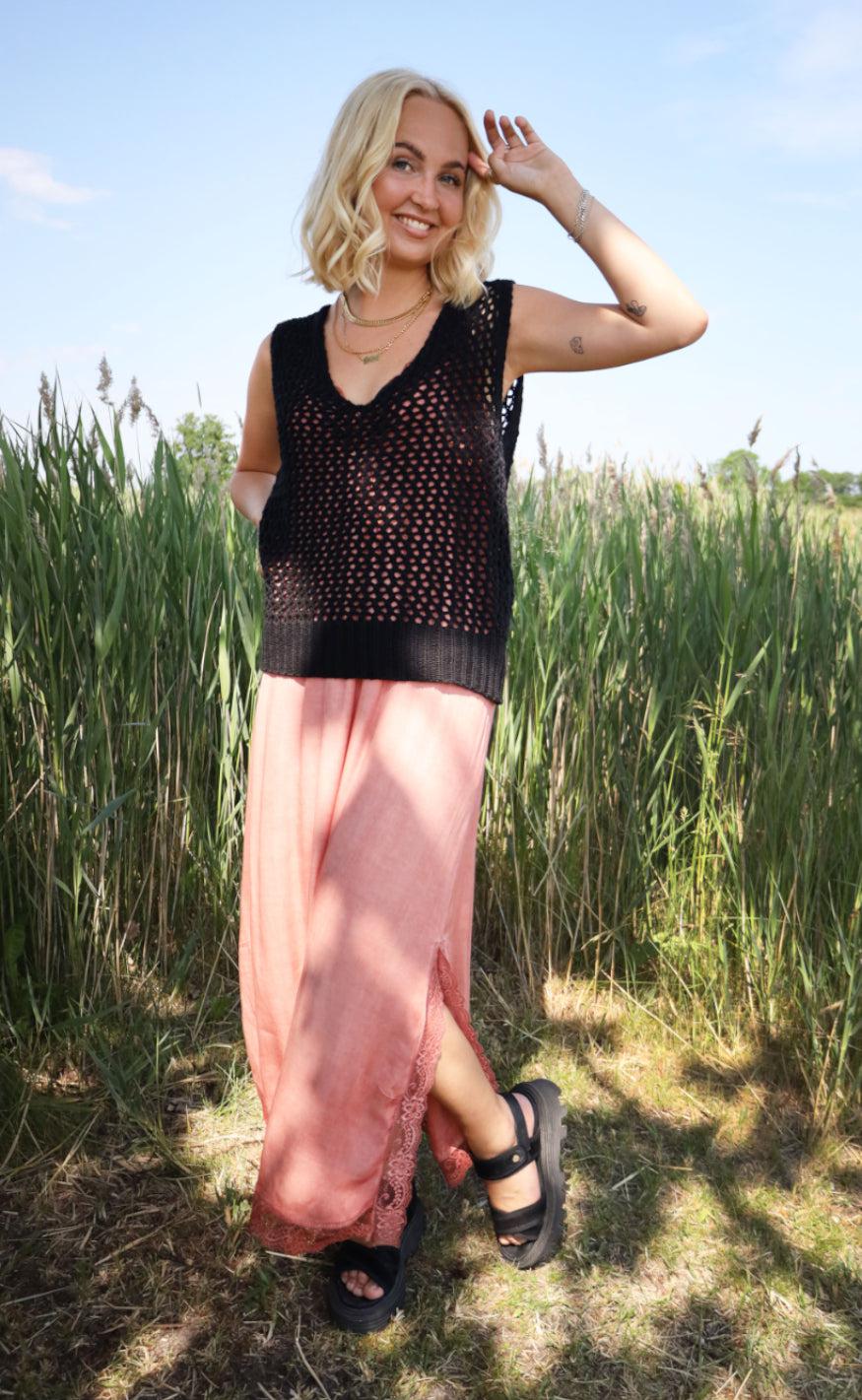 Black Colour Top - Zelma - Black