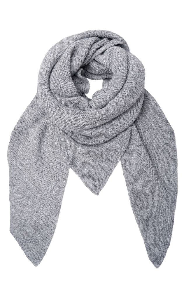 Black Colour Tørklæde - Bex Solid - Grey