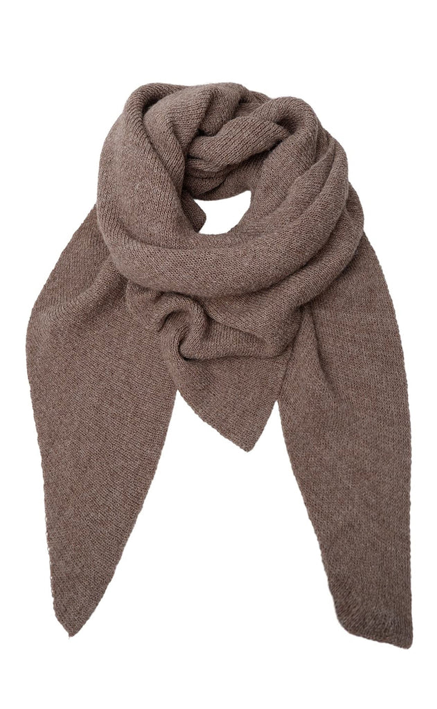 Black Colour Tørklæde - Bex Solid - Taupe