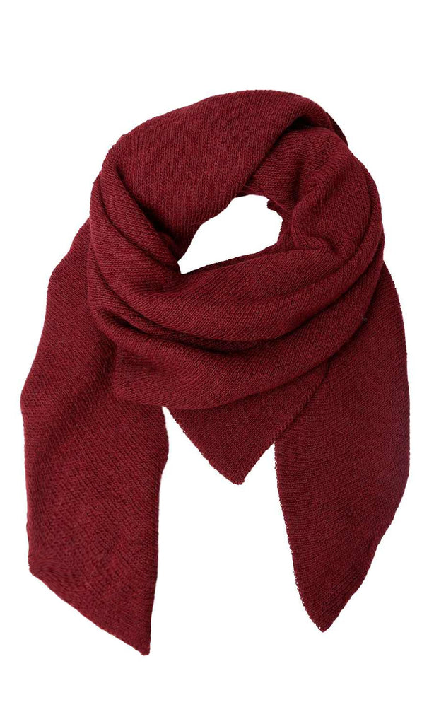Black Colour Tørklæde - Bex Solid - Wine