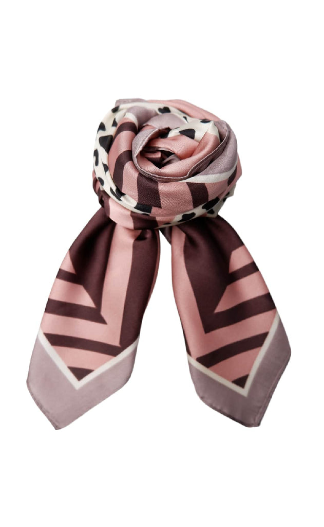 Black Colour Tørklæde - Hays Mini - Winter Rose