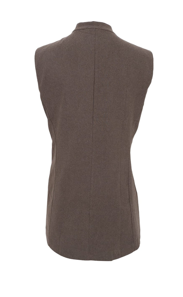 Black Colour Vest - Avenue - Taupe