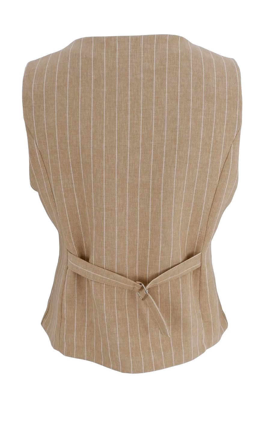 Black Colour Vest - Chicago - Sand
