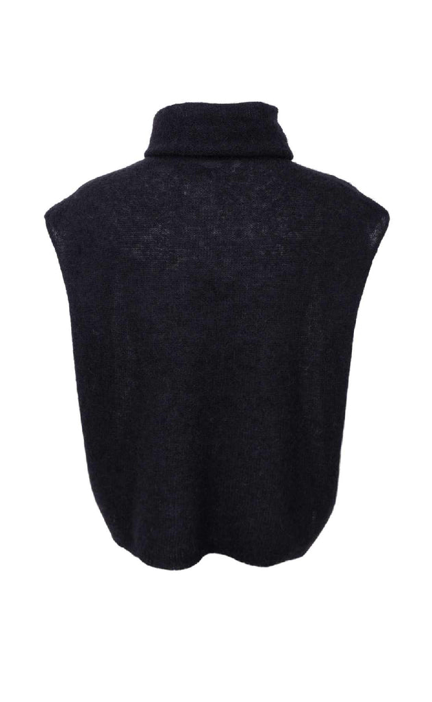 Black Colour Vest - Dell - Black