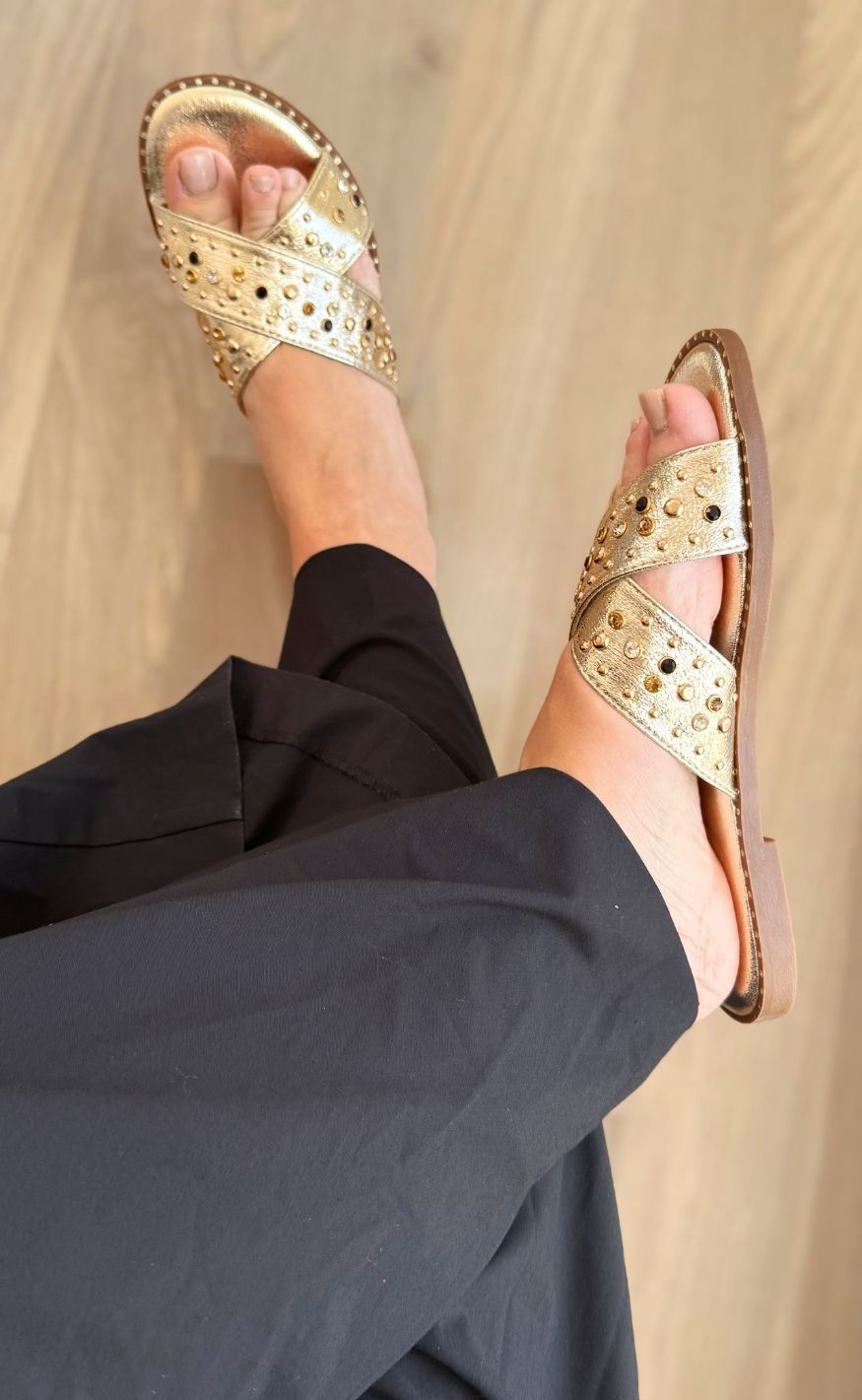 Chosen Sandaler - Rikke - Gold Colour